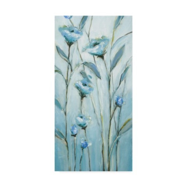 Trademark Fine Art Christina Long 'Blue Moon Flower' Canvas Art, 16x32 WAG01340-C1632GG